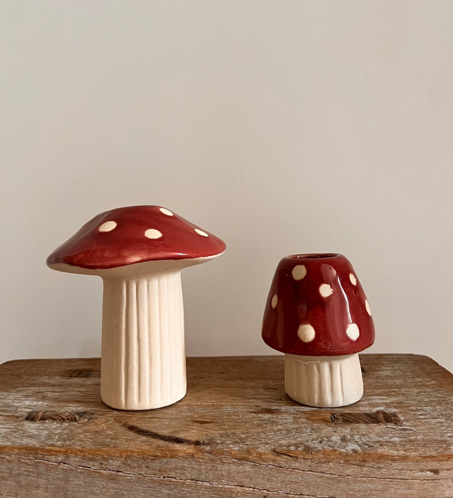 Woodland Mushroom Candle Holder