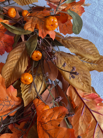 Autumn Leaves Wreath