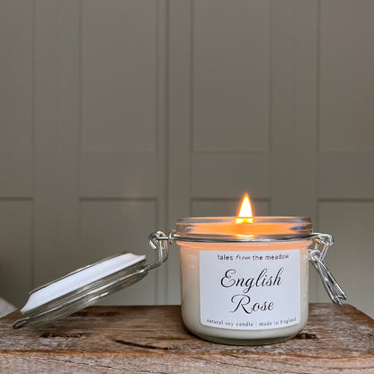 English Rose Candle