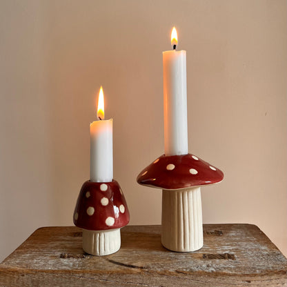 Woodland Mushroom Candle Holder