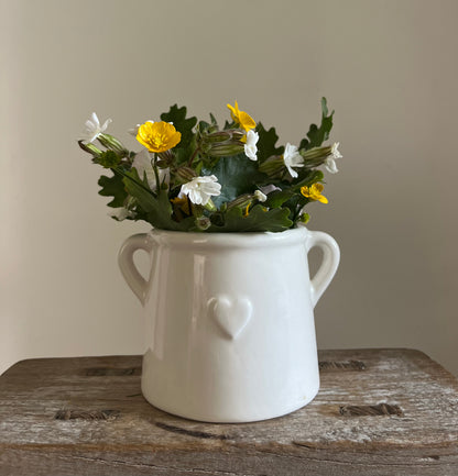 Ceramic Heart Vase – Petite Cottage Jug